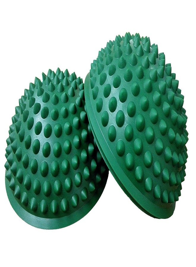 IRIS Foot Massage Balance Pods - 16cm / 6.5in Spiky Half Balls for Yoga, Pilates, Gym & Fitness Training, Anti-Slip Massage Exercise Balls for Stability & Reflexology - Image 1